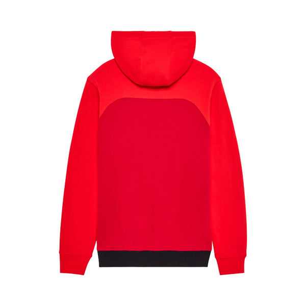 Fox Racing Fracture Paneled Pullover Hoodie side view in Red sizes SM, MD, LG, XL, 2X SKU 36267-003-S. Sweatshirts & Hoodies | Available at BTO Sports