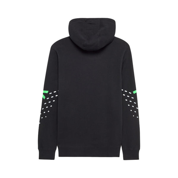Fox Racing Shield Pullover Hoodie side view in Steel/Gry sizes SM, MD, LG, XL, 2X SKU 36268-172-S. Sweatshirts & Hoodies | Available at BTO Sports