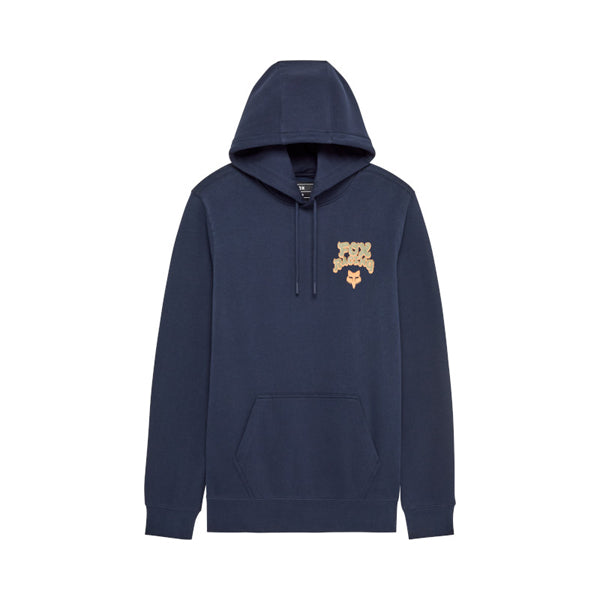 Fox Racing Racewear Pullover Hoodie front angle view in Blk sizes SM, MD, LG, XL, 2X SKU 36269-001-S. Sweatshirts & Hoodies | Available at BTO Sports