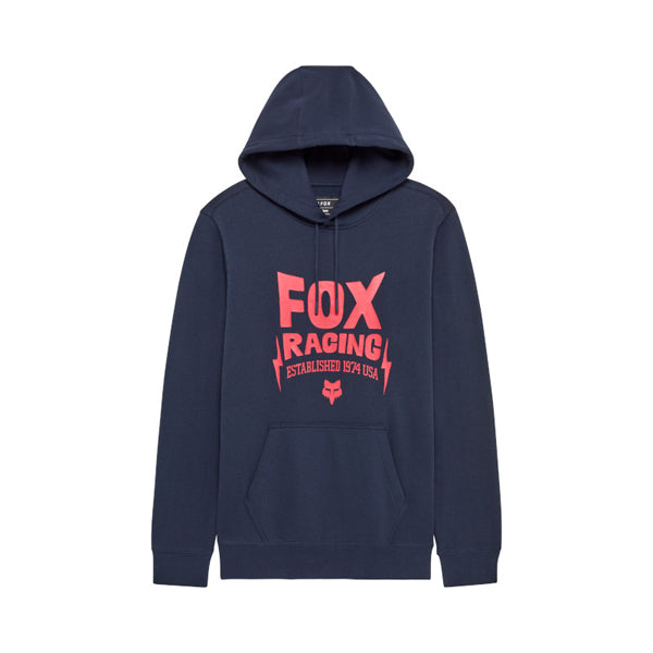 Fox Racing Bolt Pullover Hoodie front angle view in Olive/Grn sizes SM, MD, LG, XL, 2X SKU 36271-099-S. Sweatshirts & Hoodies | Available at BTO Sports