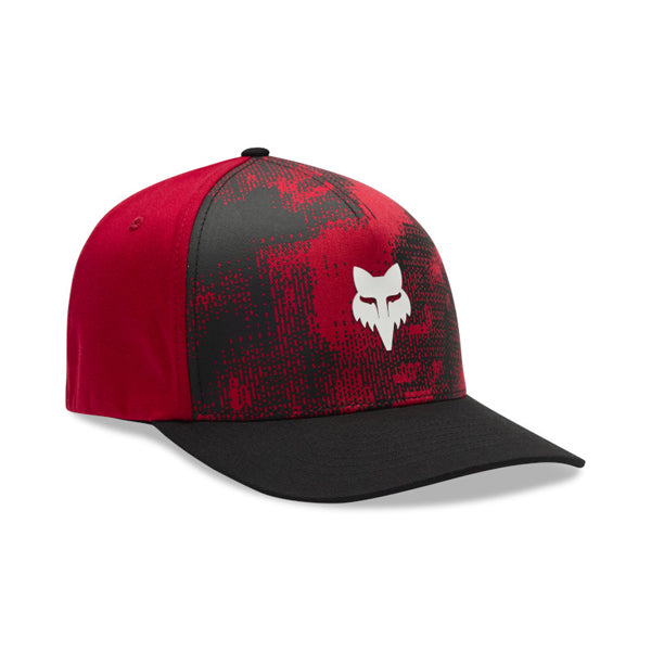 Fox Racing RS Flexfit Hat SKU:36289-003-S/M – product image – Colors: Red | Sizes: SM/MD | Available at BTO Sports