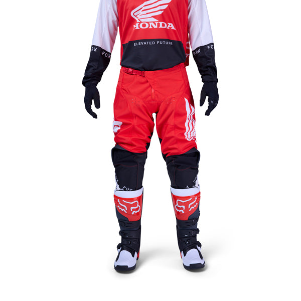 Fox Racing 180 Honda Pants front angle view Colors: Flo Red SKU:36359-110 | Available at BTO Sports.