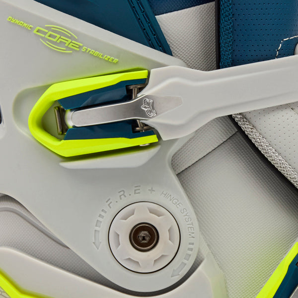 Fox Racing Instinct Boots product image in Wht/Blk/Gry sizes 8, 9, 9.5, 10, 10.5, 11, 11.5, 12, 13, 14 SKU 36361-537-. Boots | Available at BTO Sports
