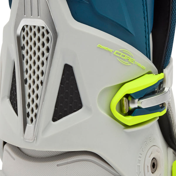 Fox Racing Instinct Boots product image in Wht/Blk/Gry sizes 8, 9, 9.5, 10, 10.5, 11, 11.5, 12, 13, 14 SKU 36361-537-. Boots | Available at BTO Sports