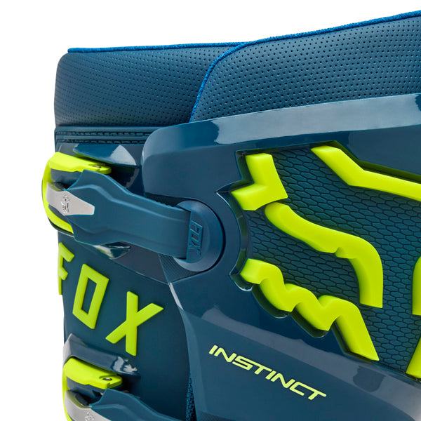 Fox Racing Instinct Boots product image in Wht/Blk/Gry sizes 8, 9, 9.5, 10, 10.5, 11, 11.5, 12, 13, 14 SKU 36361-537-. Boots | Available at BTO Sports