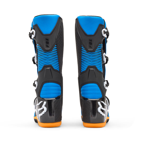 Fox Racing Comp Boots product image in Wht/Flo/Red sizes 8, 9, 9.5, 10, 10.5, 11, 11.5, 12, 13, 14 SKU 36362-047-. Boots | Available at BTO Sports