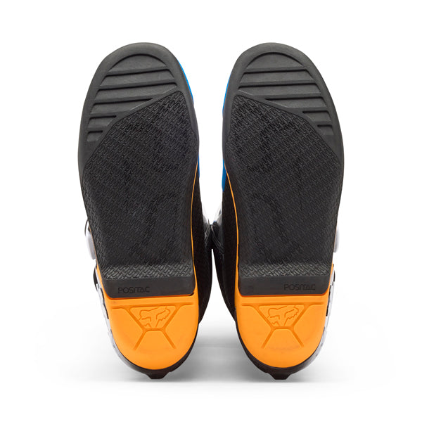 Fox Racing Comp Boots product image in Wht/Flo/Red sizes 8, 9, 9.5, 10, 10.5, 11, 11.5, 12, 13, 14 SKU 36362-047-. Boots | Available at BTO Sports