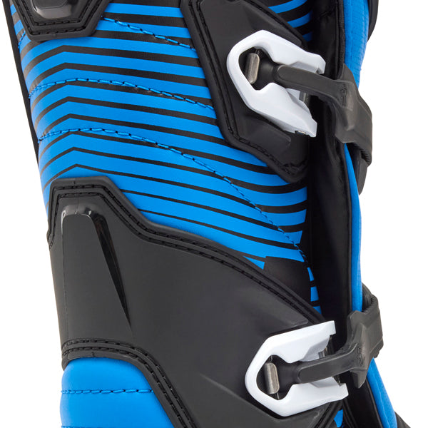 Fox Racing Comp Boots product image in Wht/Flo/Red sizes 8, 9, 9.5, 10, 10.5, 11, 11.5, 12, 13, 14 SKU 36362-047-. Boots | Available at BTO Sports
