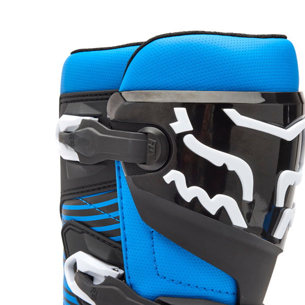 Fox Racing Comp Boots product image in Wht/Flo/Red sizes 8, 9, 9.5, 10, 10.5, 11, 11.5, 12, 13, 14 SKU 36362-047-. Boots | Available at BTO Sports