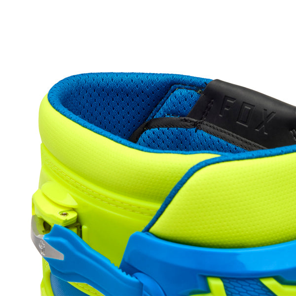 Fox Racing Motion Boots product image in Blu/Gry/Wht sizes 5, 6, 7, 8, 9, 9.5, 10, 10.5, 11, 11.5, 12, 13, 14 SKU 36363-424-. Boots | Available at BTO Sports
