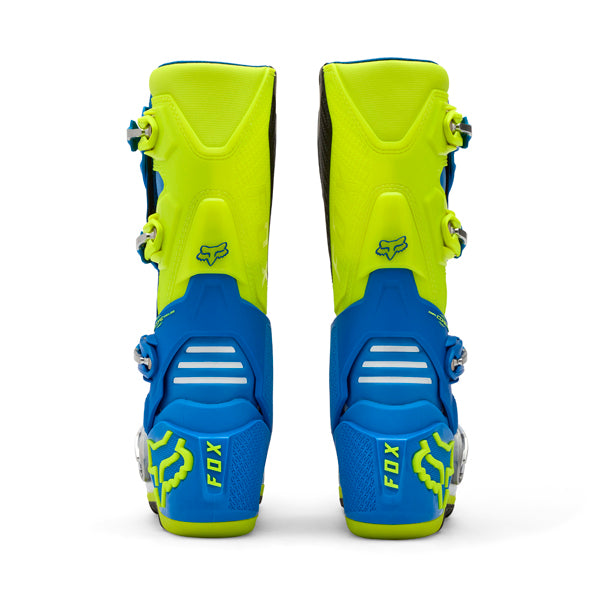 Fox Racing Motion Boots product image in Blu/Gry/Wht sizes 5, 6, 7, 8, 9, 9.5, 10, 10.5, 11, 11.5, 12, 13, 14 SKU 36363-424-. Boots | Available at BTO Sports