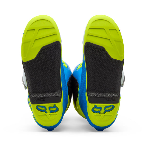 Fox Racing Motion Boots product image in Blu/Gry/Wht sizes 5, 6, 7, 8, 9, 9.5, 10, 10.5, 11, 11.5, 12, 13, 14 SKU 36363-424-. Boots | Available at BTO Sports