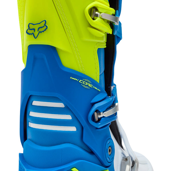 Fox Racing Motion Boots product image in Blu/Gry/Wht sizes 5, 6, 7, 8, 9, 9.5, 10, 10.5, 11, 11.5, 12, 13, 14 SKU 36363-424-. Boots | Available at BTO Sports