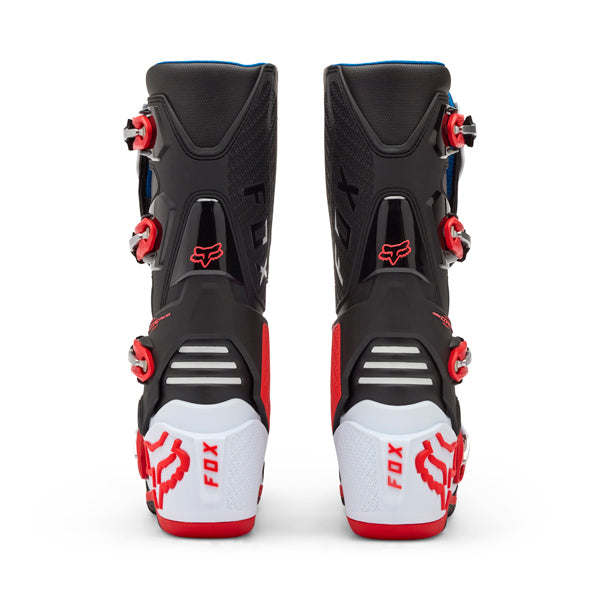 Fox Racing Motion Boots product image in Blu/Gry/Wht sizes 5, 6, 7, 8, 9, 9.5, 10, 10.5, 11, 11.5, 12, 13, 14 SKU 36363-424-. Boots | Available at BTO Sports