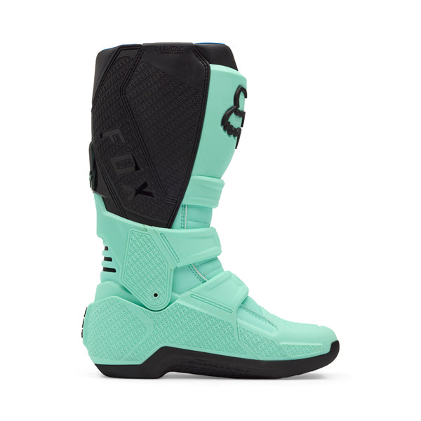 Fox Racing Motion Boots rear view in Blu/Gry/Wht sizes 5, 6, 7, 8, 9, 9.5, 10, 10.5, 11, 11.5, 12, 13, 14 SKU 36363-424-. Boots | Available at BTO Sports