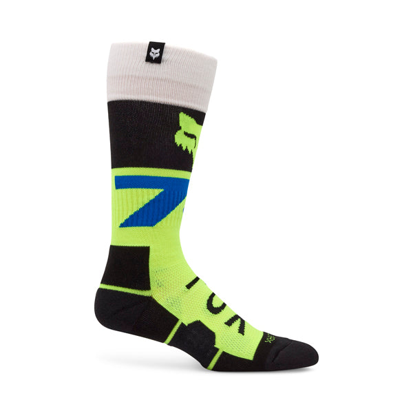 Fox Racing 360 Tine Socks front angle view in Blk sizes MD, LG SKU 36367-001-M. Socks | Available at BTO Sports