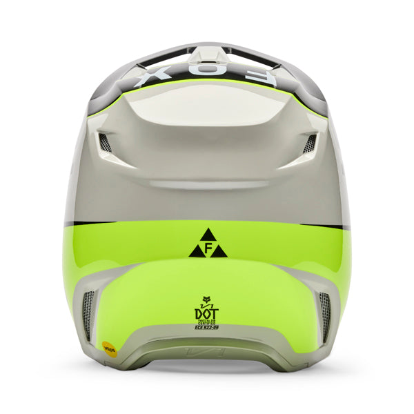 Image of Fox Racing - V1 Collect Helmet | SKU 36380-002 | Colors: Blue/Pink, Grape, Grey/Yellow, Blue | Sizes: XS to 2X | Available at BTO Sports