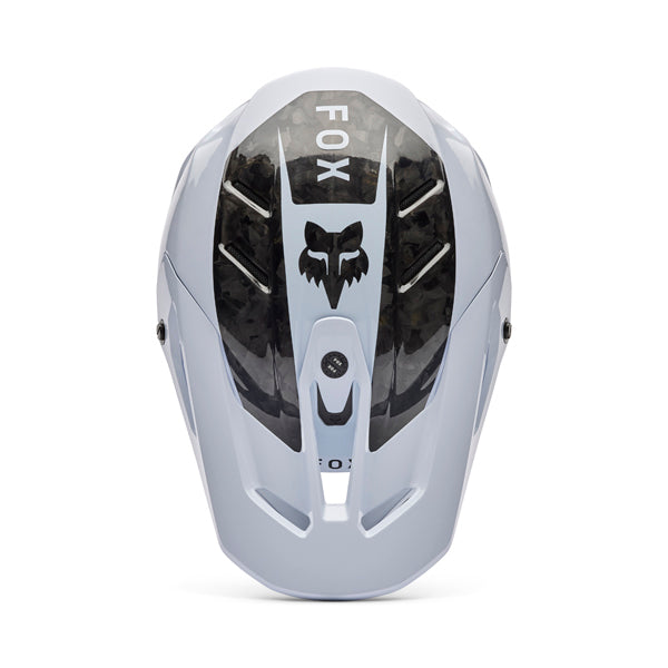 Image of Fox Racing - V3 RS Fracture Helmet | SKU 36382-008 | Colors: Flo Orange, Flo Red, White | Sizes: XS to 2X | Available at BTO Sports
