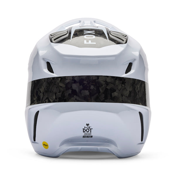 Image of Fox Racing - V3 RS Fracture Helmet | SKU 36382-008 | Colors: Flo Orange, Flo Red, White | Sizes: XS to 2X | Available at BTO Sports