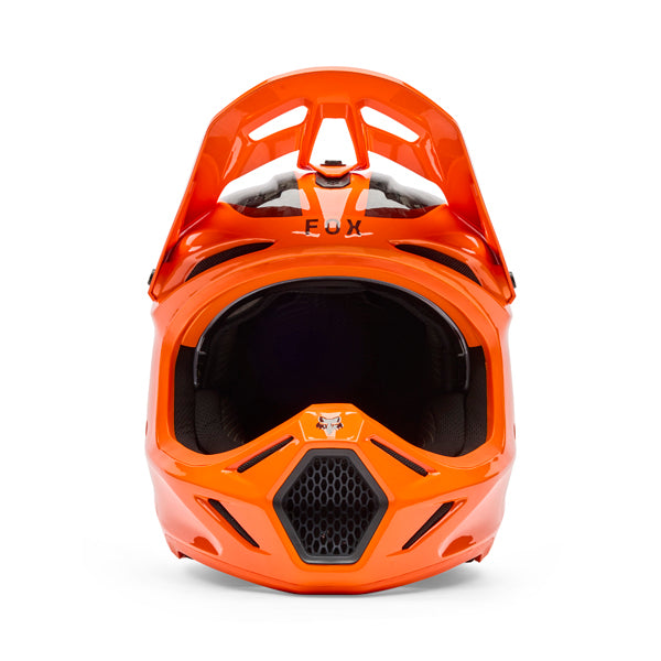 Image of Fox Racing - V3 RS Fracture Helmet | SKU 36382-008 | Colors: Flo Orange, Flo Red, White | Sizes: XS to 2X | Available at BTO Sports