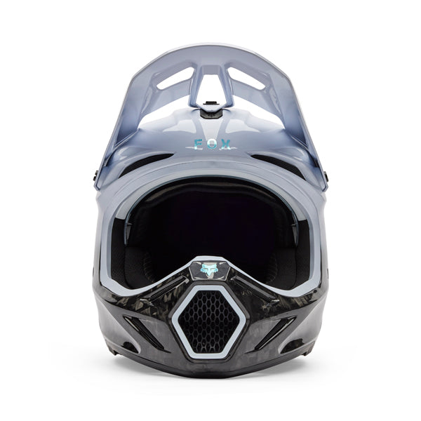 Image of Fox Racing - V3 RS Ghost Helmet | SKU 36383-008 | Colors: White | Sizes: XS to 2X | Available at BTO Sports
