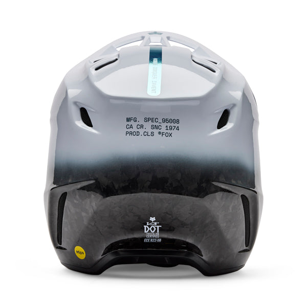 Image of Fox Racing - V3 RS Ghost Helmet | SKU 36383-008 | Colors: White | Sizes: XS to 2X | Available at BTO Sports
