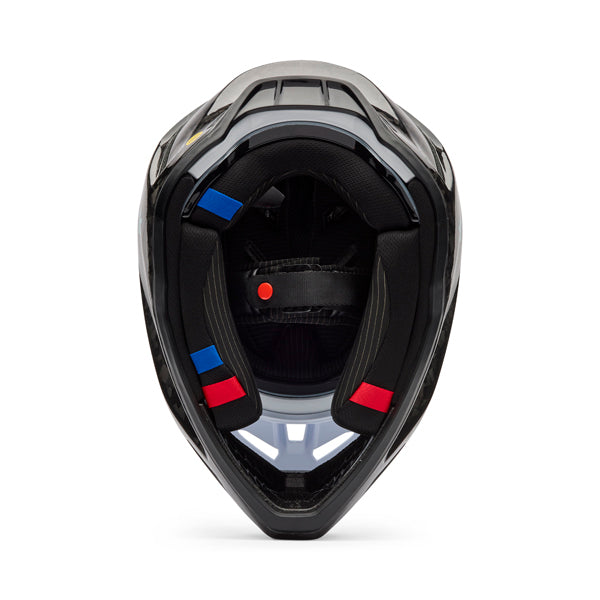 Image of Fox Racing - V3 RS Ghost Helmet | SKU 36383-008 | Colors: White | Sizes: XS to 2X | Available at BTO Sports