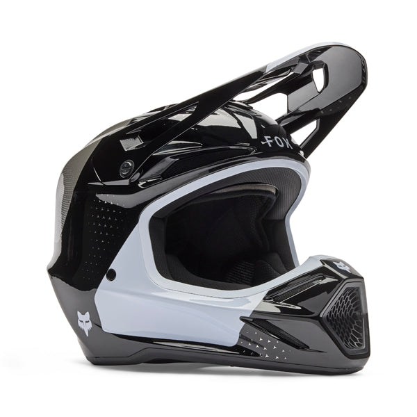 Image of Fox Racing - V3 Tine Helmet | SKU 36384-001 | Colors: Black, Twilight, White | Sizes: XS to 2X | Available at BTO Sports