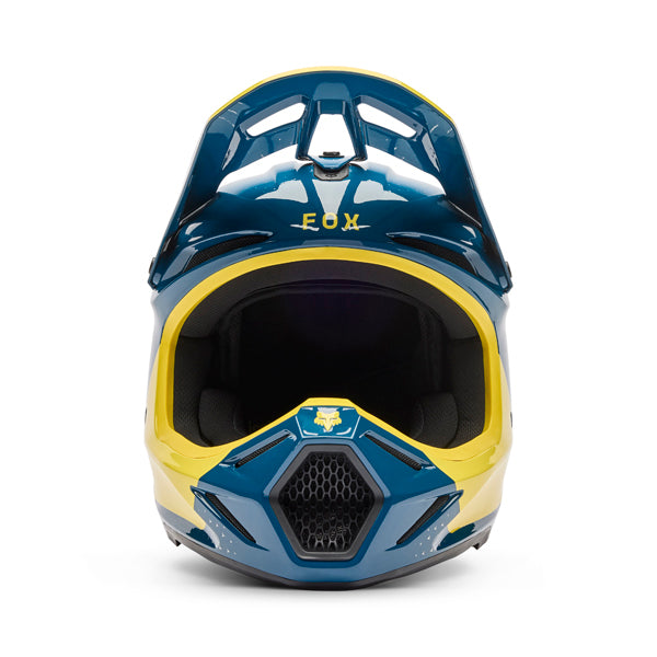 Image of Fox Racing - V3 Tine Helmet | SKU 36384-001 | Colors: Black, Twilight, White | Sizes: XS to 2X | Available at BTO Sports