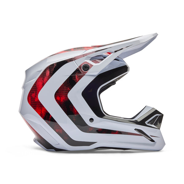 Image of Fox Racing - V1 Kairos Helmet | SKU 36386-047 | Colors: Tangerine, Turquoise, White/Flo Red | Sizes: XS to 2X | Available at BTO Sports