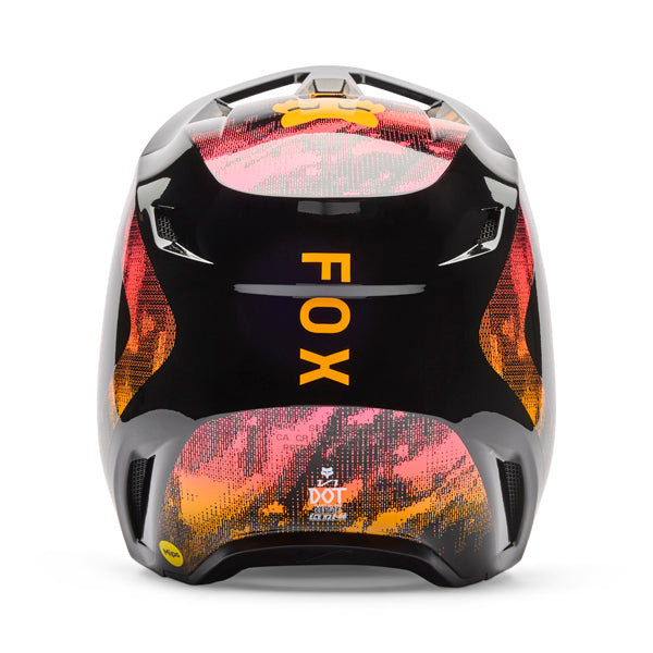 Image of Fox Racing - V1 Kairos Helmet | SKU 36386-047 | Colors: Tangerine, Turquoise, White/Flo Red | Sizes: XS to 2X | Available at BTO Sports