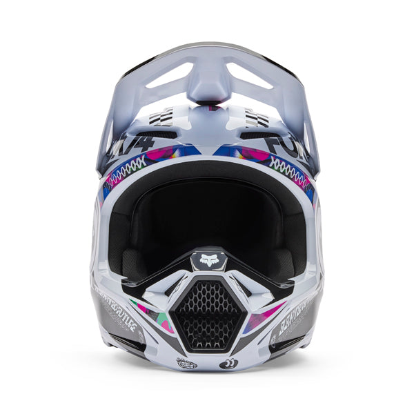Image of Fox Racing - V1 Image Cosmo Helmet | SKU 36392-058 | Colors: White/Black | Sizes: XS to 2X | Available at BTO Sports