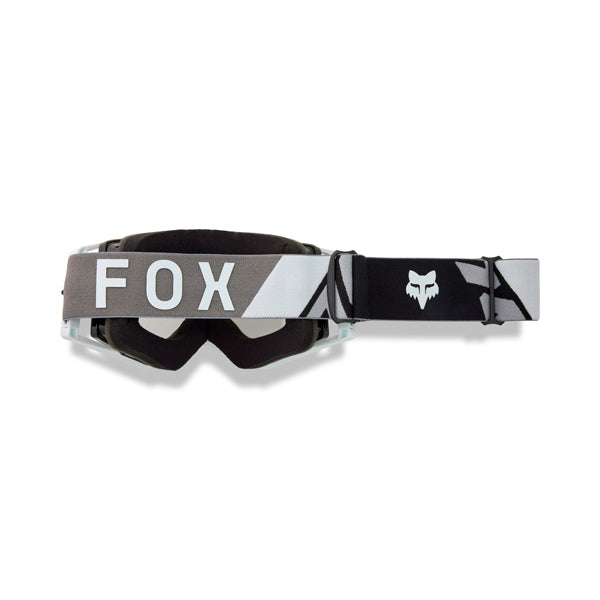 side view of black goggles showing fleece-lined foam and tear-off post | Available at BTO Sports.