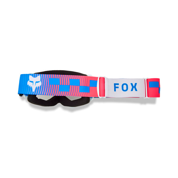 rear view of Youth V1 Collect Helmet in blue/pink showing aerodynamic shell design and exhaust vents, SKU 36413-A01 | Available at BTO Sports.