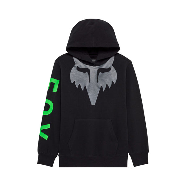 Fox Racing Spire Pullover Hoodie (Youth) front angle view in Blu sizes Y-SM, Y-MD, Y-LG, Y-XL SKU 36542-002-YS. Sweatshirts & Hoodies | Available at BTO Sports
