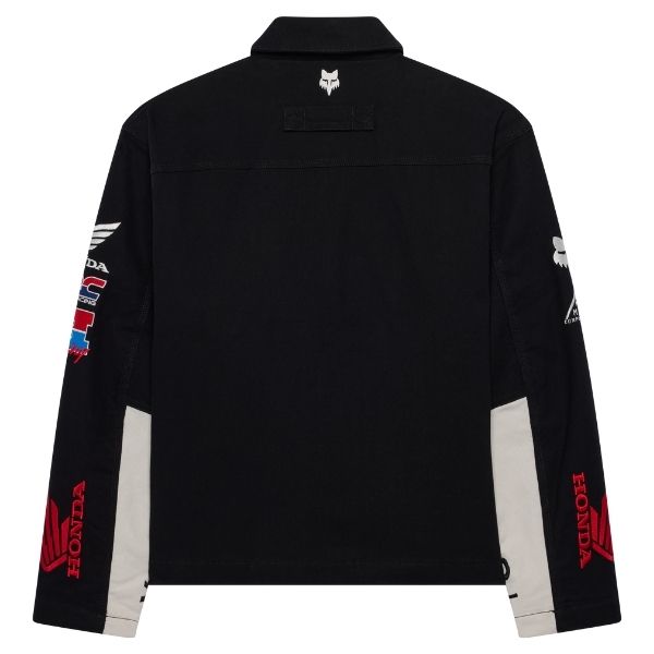 38268-001-M, Fox Racing, Honda Work Jacket, Black, Sizes SM, MD, LG, XL product photo
