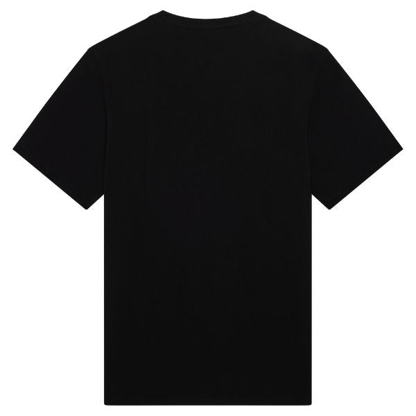 Clean studio shot of Fox Racing Honda 195 Original Tee; showing tee fit, printed graphics, and crew neckline; SKU 38275-001-S; Colors: Black, Red