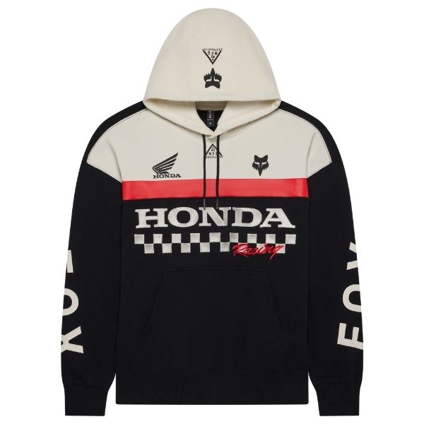 38276-001-S, Fox Racing, Honda Heavyweight Pullover Hoodie, Black, Sizes SM, MD, LG, XL product photo