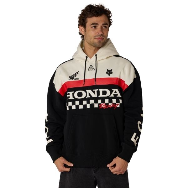38276-001-L, Fox Racing, Honda Heavyweight Pullover Hoodie, Black, Sizes SM, MD, LG, XL product photo