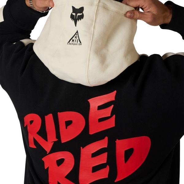 38276-001-2X, Fox Racing, Honda Heavyweight Pullover Hoodie, Black, Sizes SM, MD, LG, XL product photo