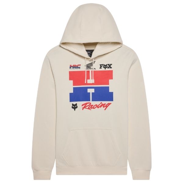 38277-001-M, Fox Racing, Honda Pullover Hoodie, Black, Off White, Sizes SM, MD, LG, XL product photo
