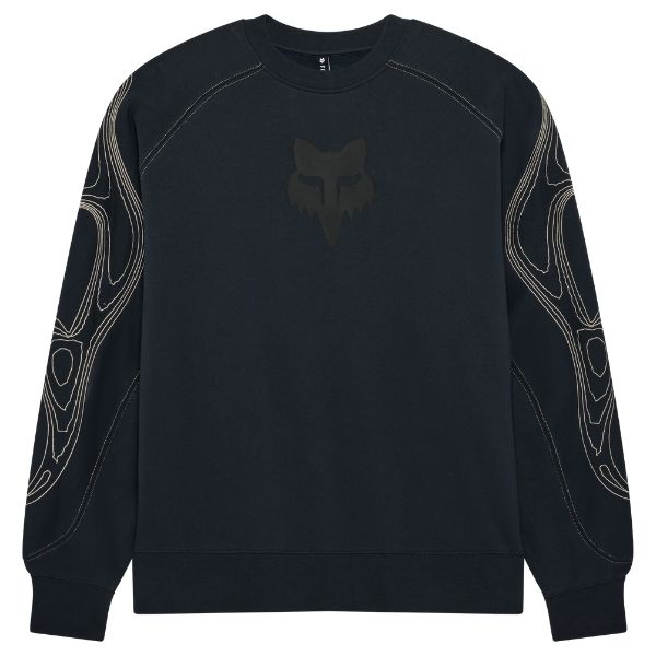 38311-D17-S, Fox Racing, Vision Crew Sweatshirt, Galaxy Blue, Peach, Sizes SM, MD, LG, XL product photo