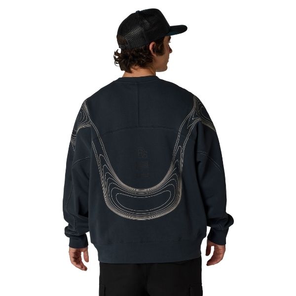 38311-D17-XL, Fox Racing, Vision Crew Sweatshirt, Galaxy Blue, Peach, Sizes SM, MD, LG, XL product photo