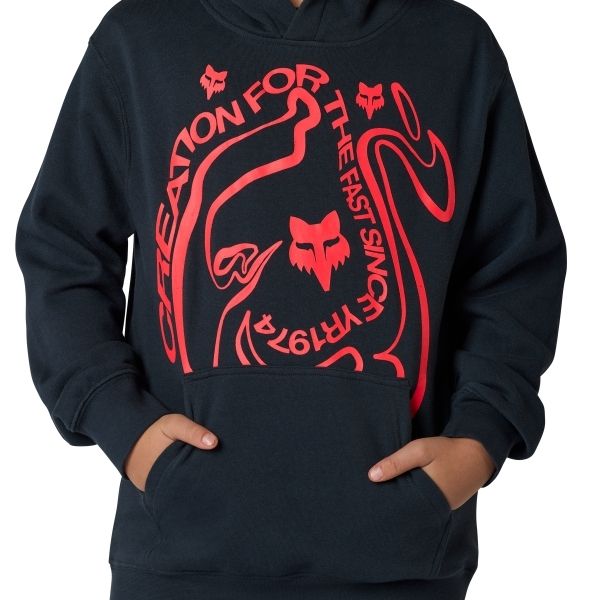 38430-D17-YL, Fox Racing, Vision Pullover Hoodie (Youth), Galaxy Blue, Sizes Y-SM, Y-MD, Y-LG, Y-XL product photo - alternate view