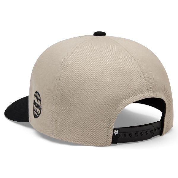 38464-001-OS, Fox Racing, Fox Shadow Snapback Hat, Black, Chalk White product photo - alternate view