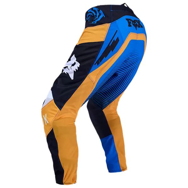 Fox Racing 180 Collect Pants front angle view Colors: Grey/Yellow SKU:36340-086 | Available at BTO Sports.