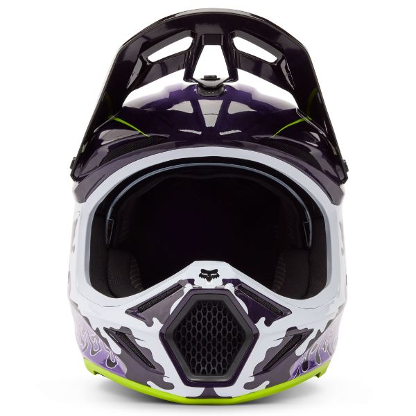 Professional studio photo of Fox Racing - V3 RS LE Image Phantom Helmet; showing helmet shell shape, vent layout, and exterior finish; SKU 36389-298-S