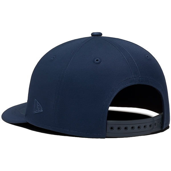 back product image of Fox Racing Low Profile 9 Hat in Navy showing low-profile curved bill moto hat design, | Available at BTO Sports