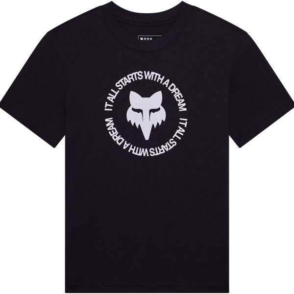 Fox Racing Vision Tee mountain bike gear in Black detail view sku 38313-001