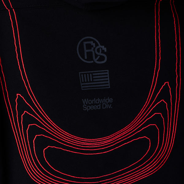 Fox Racing Vision Pullover Hoodie mountain bike gear detail view sku 38427-001 - alternate view